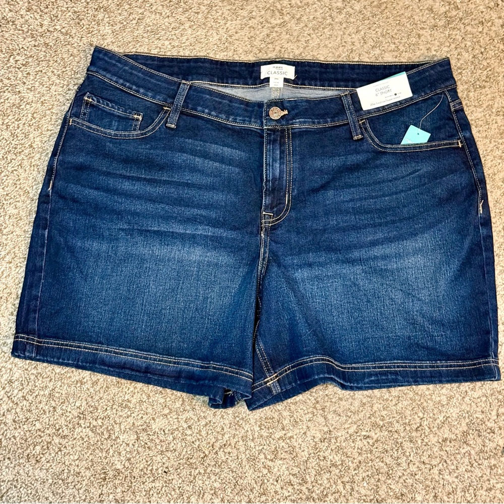 Maurices Deep Indigo Women's Jean Shorts